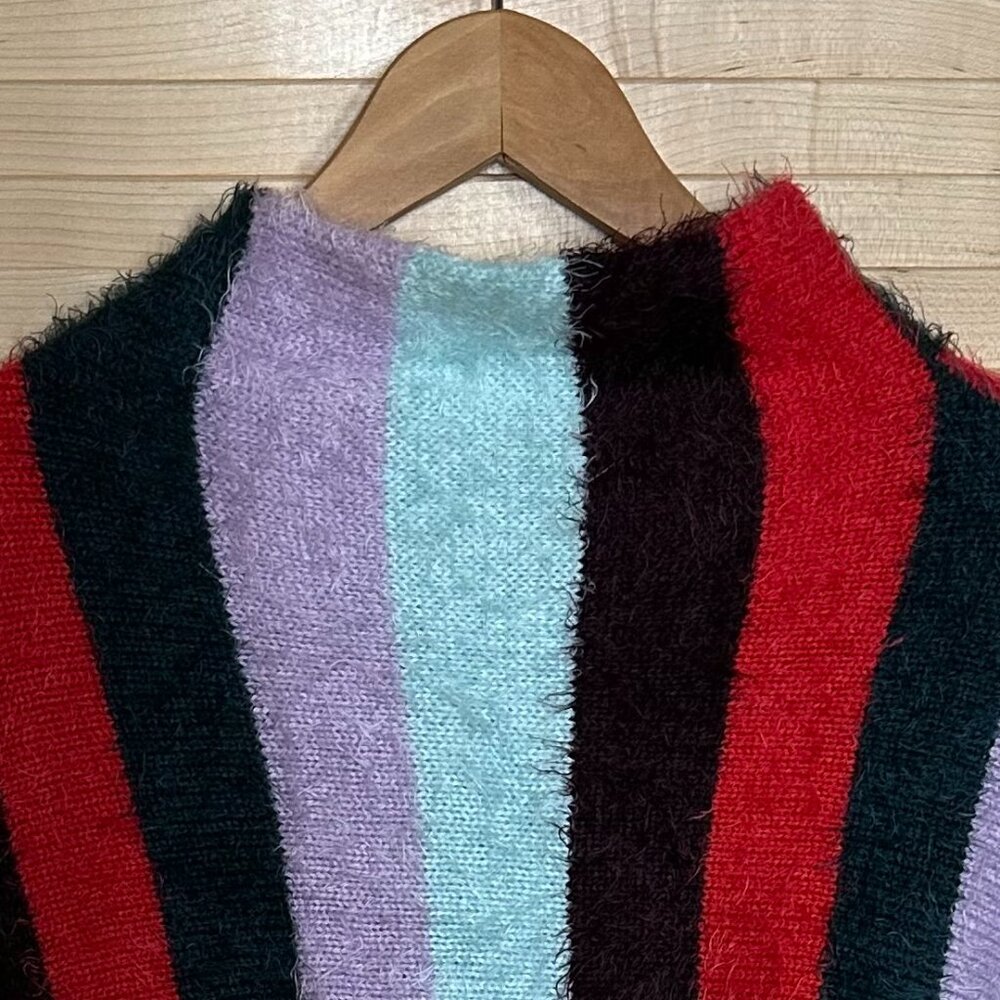 Blanknyc Color Block Fuzzy Sweater - image 2